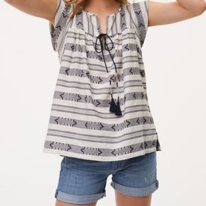 LOFT Cap sleeve Bohemian top ❌
